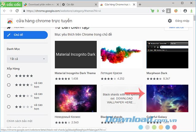 Tìm chủ đề Cốc Cốc