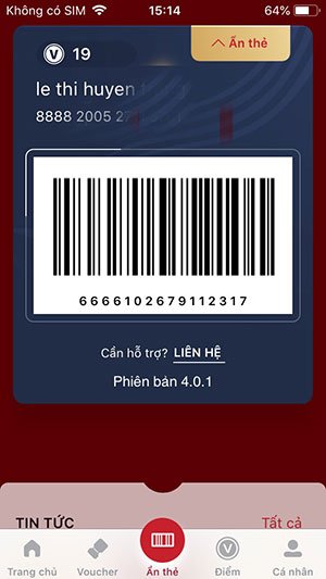 Mã vạch của bạn