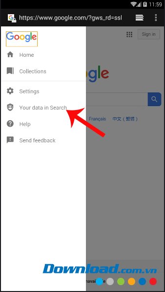Xóa lịch sử tìm kiếm Google trên Android