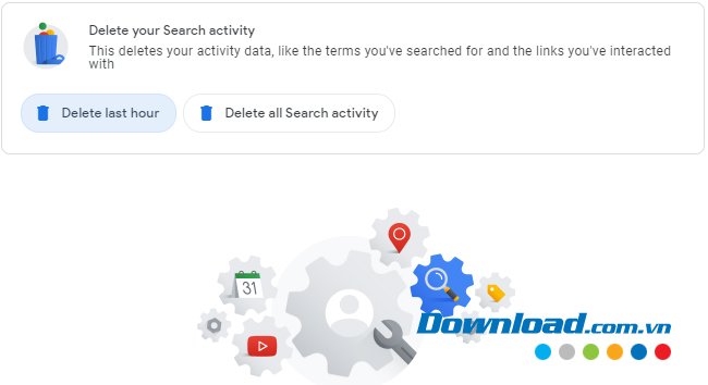 Xóa lịch sử Google trên máy tính