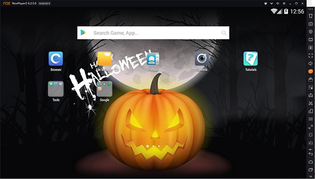Cài đặt theme Halloween trên NoxPlayer