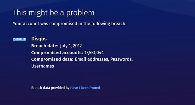 Thông báo không an toàn