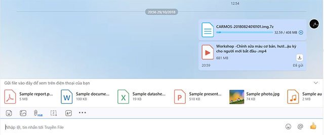 Chia sẻ file 1GB trên web