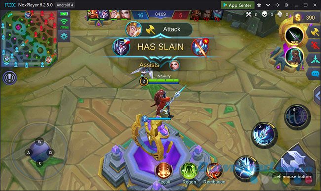 Hoàn thành cài đặt bàn phím chơi game Mobile Legends