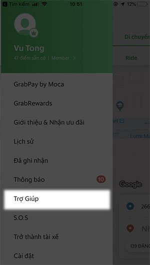 Lựa chọn Trợ giúp