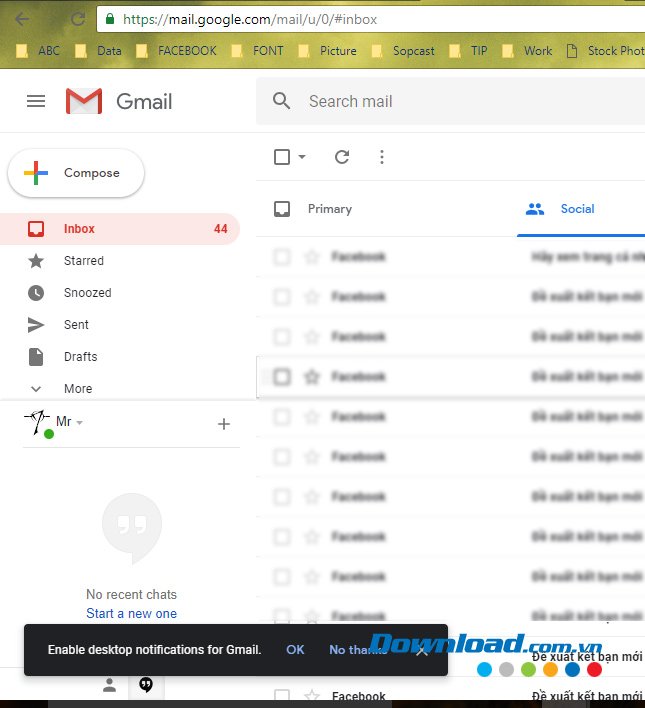 Đăng nhập thành công vào tài khoản Google