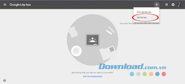 Tạo lớp học
