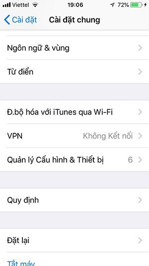 Cài đặt đáng tin vậy