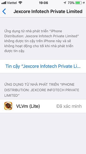 Hoàn thành cài đặt