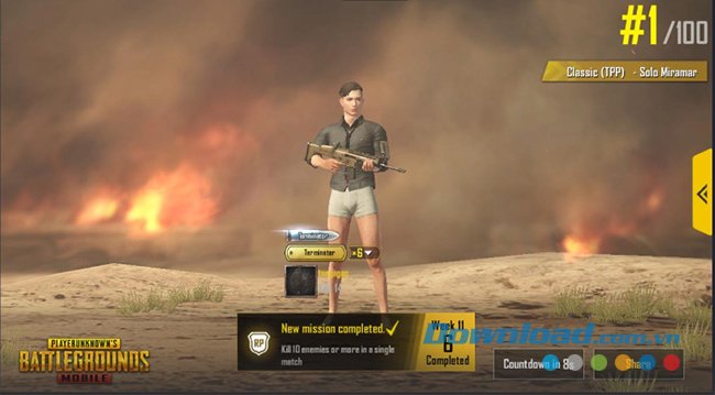 Giành chiến thắng khi solo trong PUBG Mobile