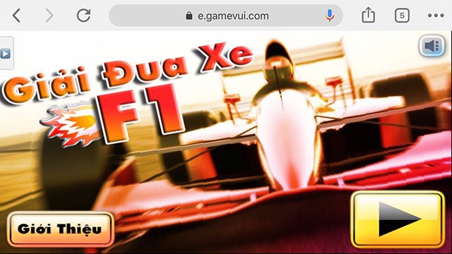 Giao diện chơi game màn hình ngang