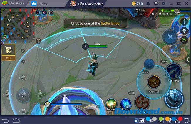 Cách sử dụng kill trong Liên Quân Mobile trên BlueStacks