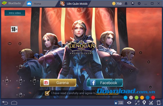 Đăng nhập tài khoản Liên Quân Mobile trên máy tính