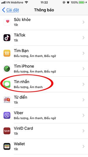 Tin nhắn iPhone