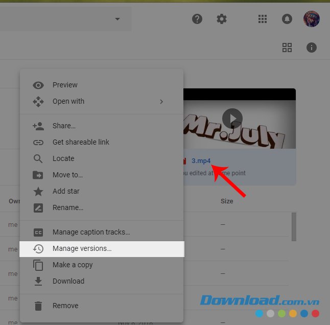 Chọn file cần ngụy trang