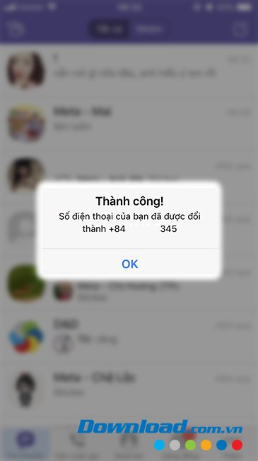 Xác thực thành công