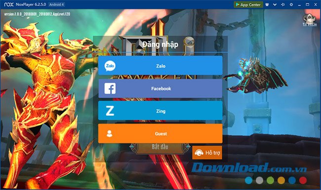 Đăng nhập tài khoản 