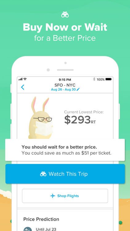 Biết được khi nào mua được vé với giá ưu đãi nhất