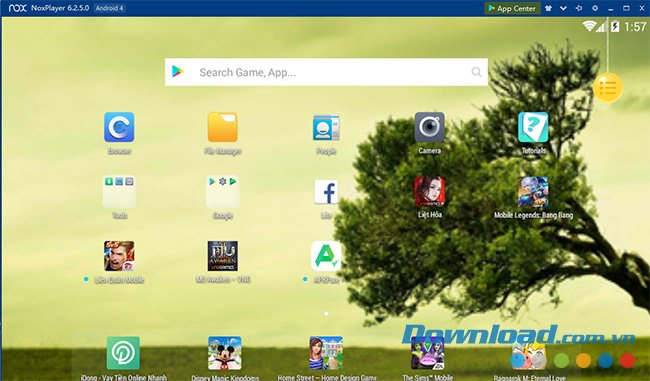 Cài theme cho NoxPlayer