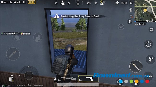 Làm mờ các nút chơi PUBG Mobile