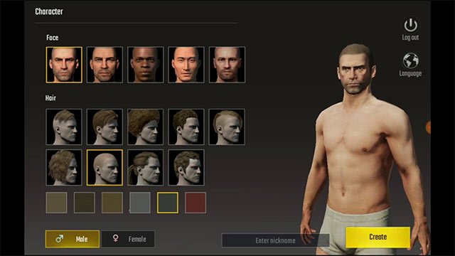 Tạo tài khoản và nhân vật