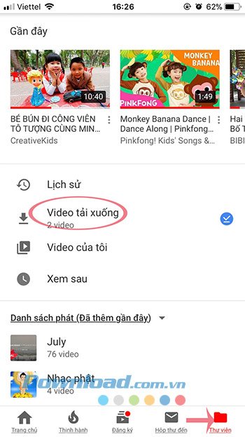 Video tải xuống