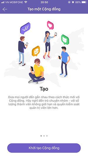 Gia nhập cộng đồng