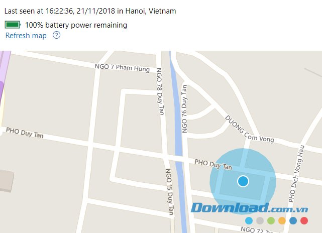 Vị trí trê bản đồ