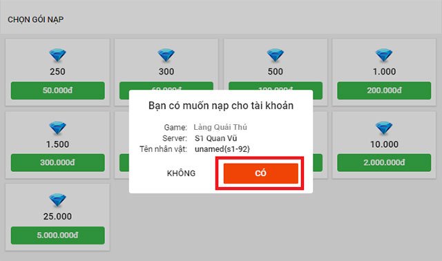 Đồng ý với tài khoản đã chọn