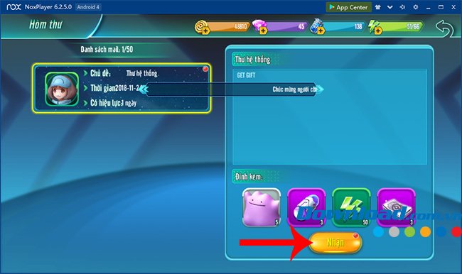 Nhận quà Tân thủ game Làng Quái Thú 