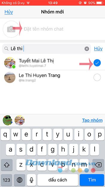 Đặt tên nhóm