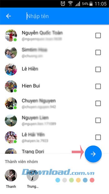 Tạo nhóm chat Facebook