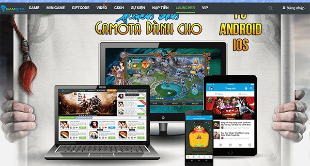Giao diện Gamota Launcher