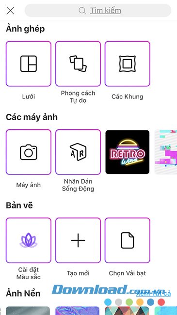 Chọn vào More