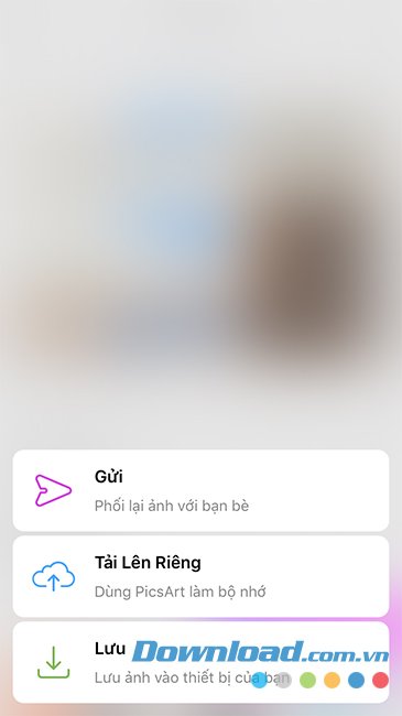 Chọn vào Lưu 