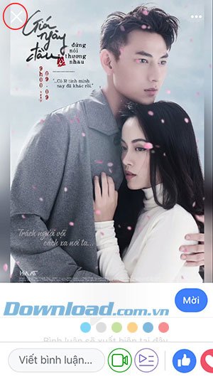 Tùy chọn trên trang xem chung