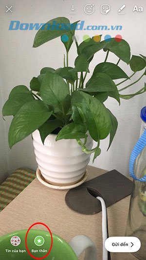 Lựa chọn danh sách bạn thân