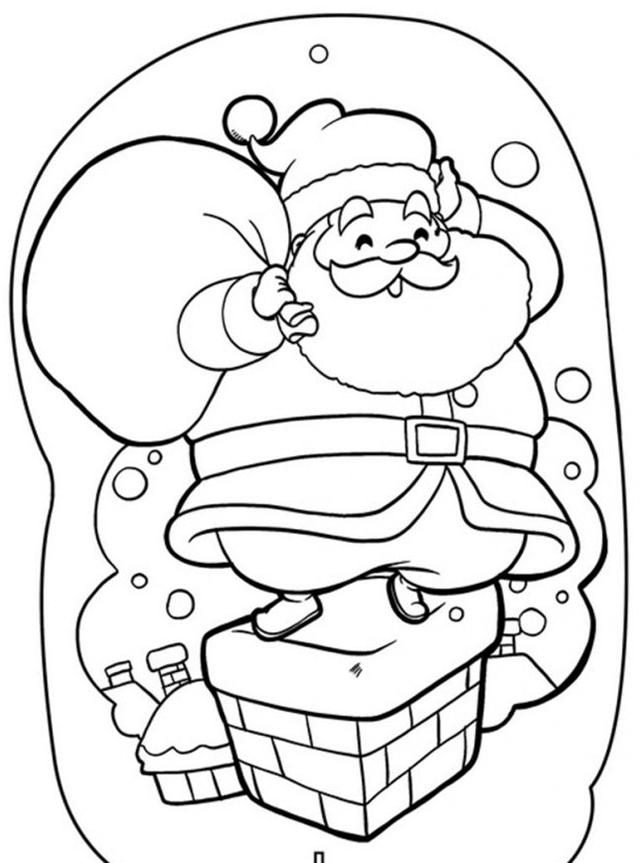 Tranh tô màu Noel 