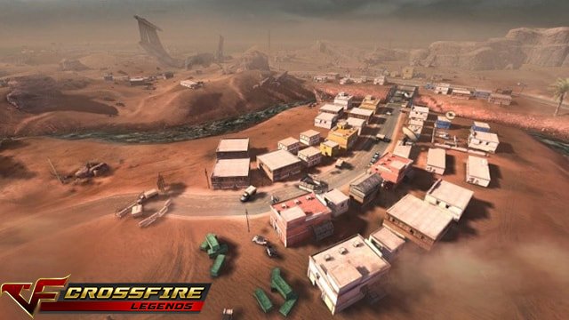 Một trong các bản đồ chơi chế độ sinh tồn của CrossFire Legends