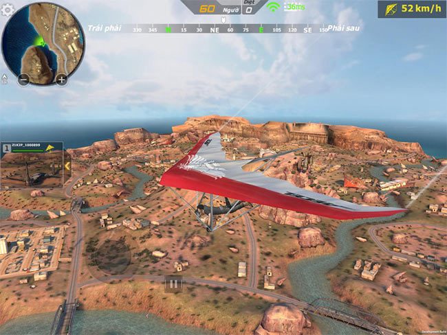 Nhảy khỏi máy bay trong chế độ sinh tồn của CrossFire Legends