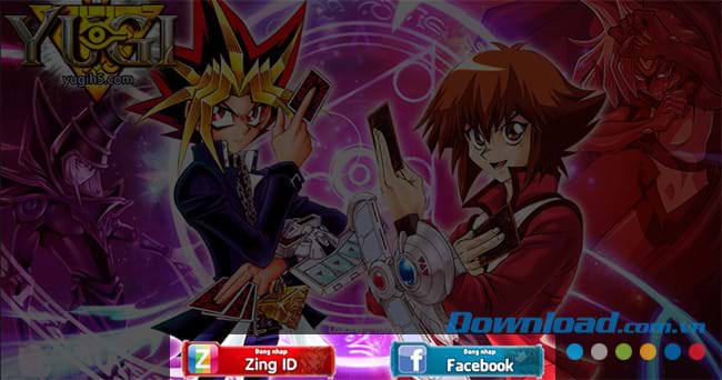 Đăng nhập vào game Yugi H5