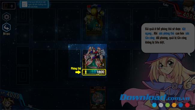 Lựa chọn phòng thủ trong Yugi H5