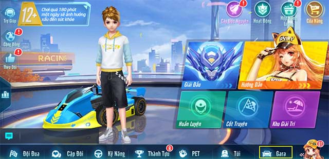 Giao diện ZingSpeed Mobile