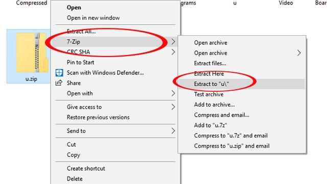Giải nén UltraSurf