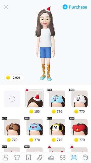 Lựa chọn tất cho nhân vật