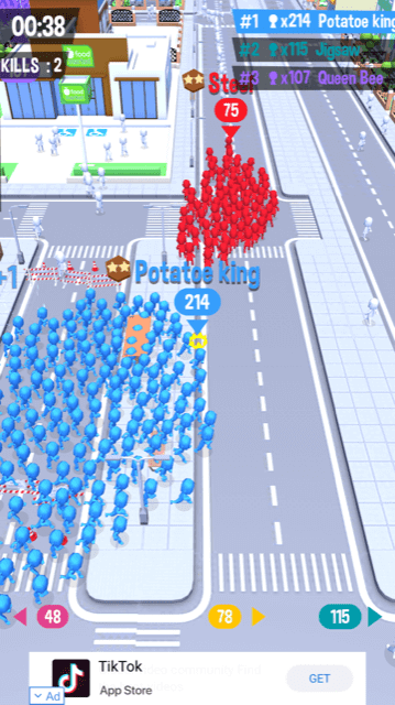 Đội quân trong Crowd City