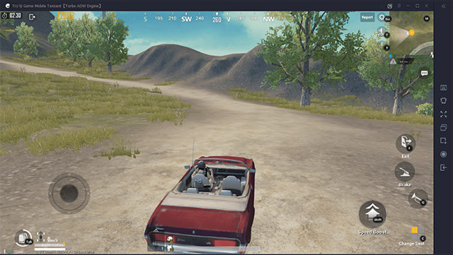 Phím tắt khi trên xe