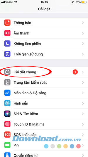 Cài đặt chúng trên iPhone