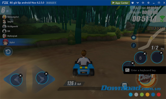 Cài phím ảo chơi Zing Speed