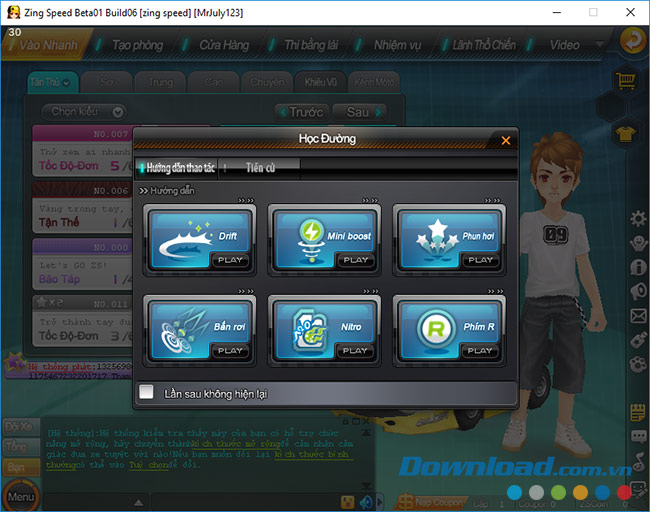 Cách Drift trong Zing Speed